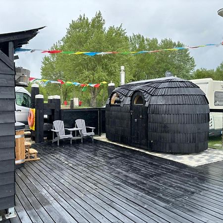 Houseboot Kingfisher, Lake View Biddinghuizen Esterno foto